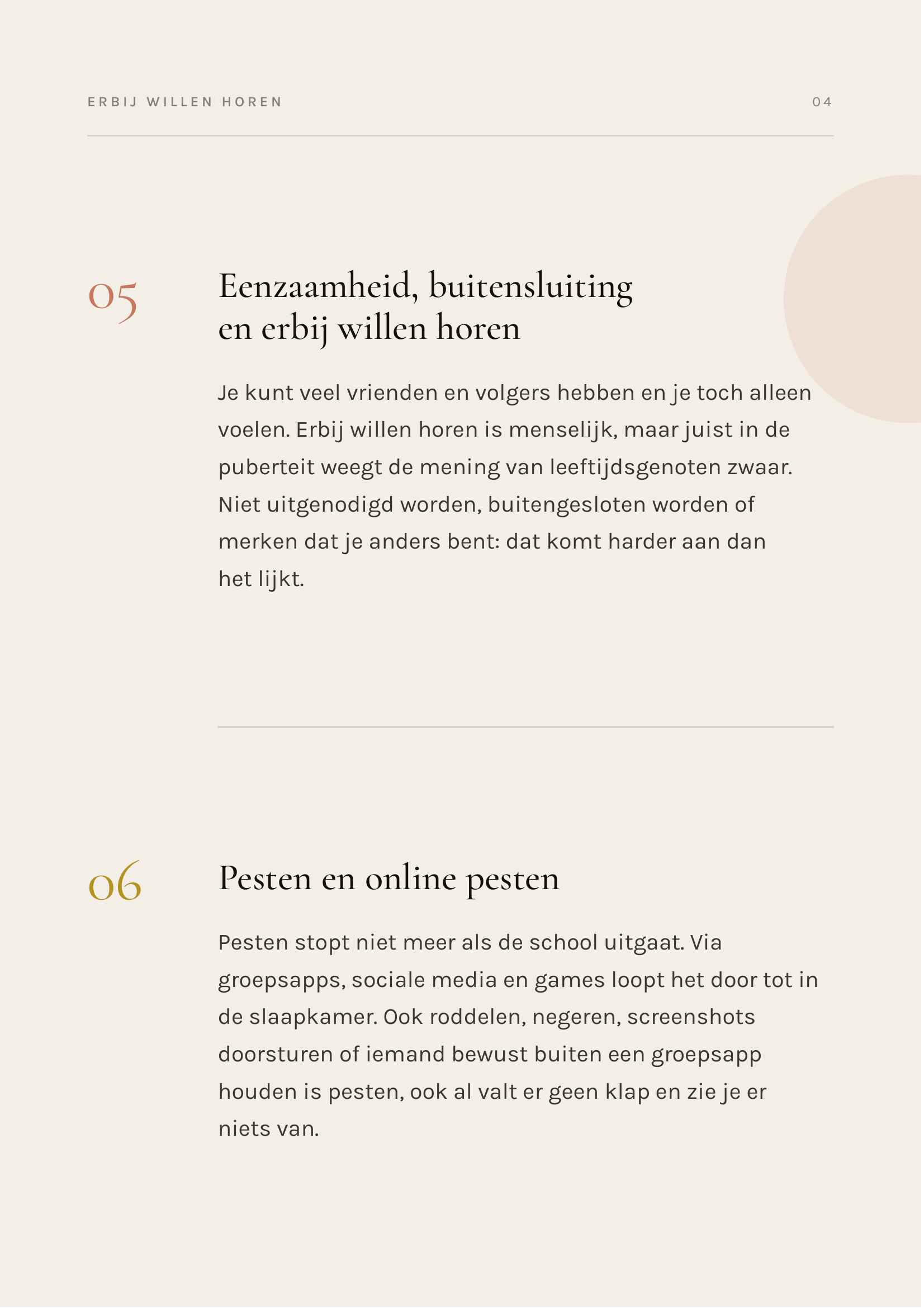 Voorbeeldpagina 3 uit Een handleiding die ik graag bij de geboorte had gekregen